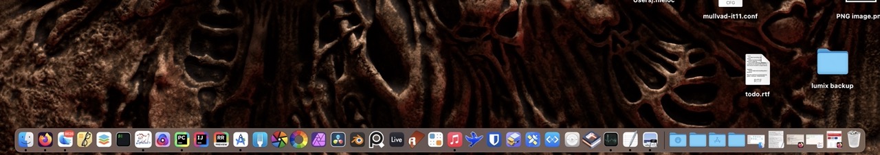 My MacOS Dock